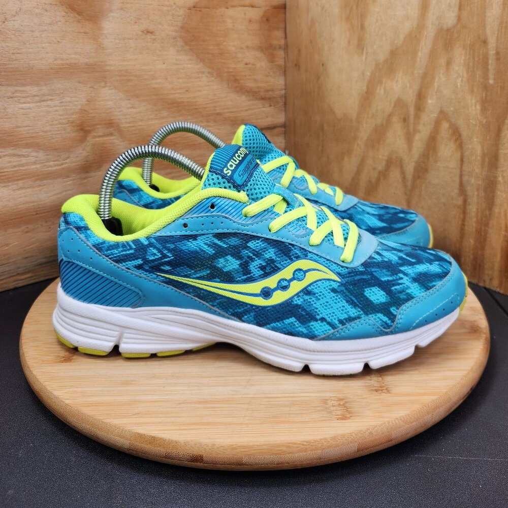Saucony Grid Sapphire Womens Blue Running Shoes Sneakers Size 9